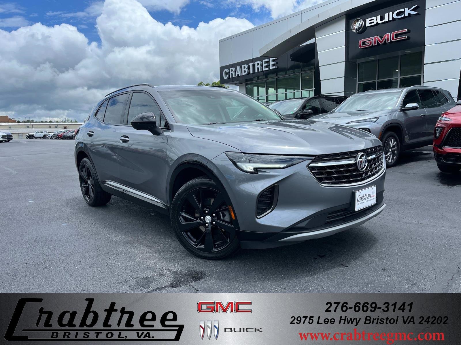 Used 2021 Satin Steel Metallic Buick Preferred image 1
