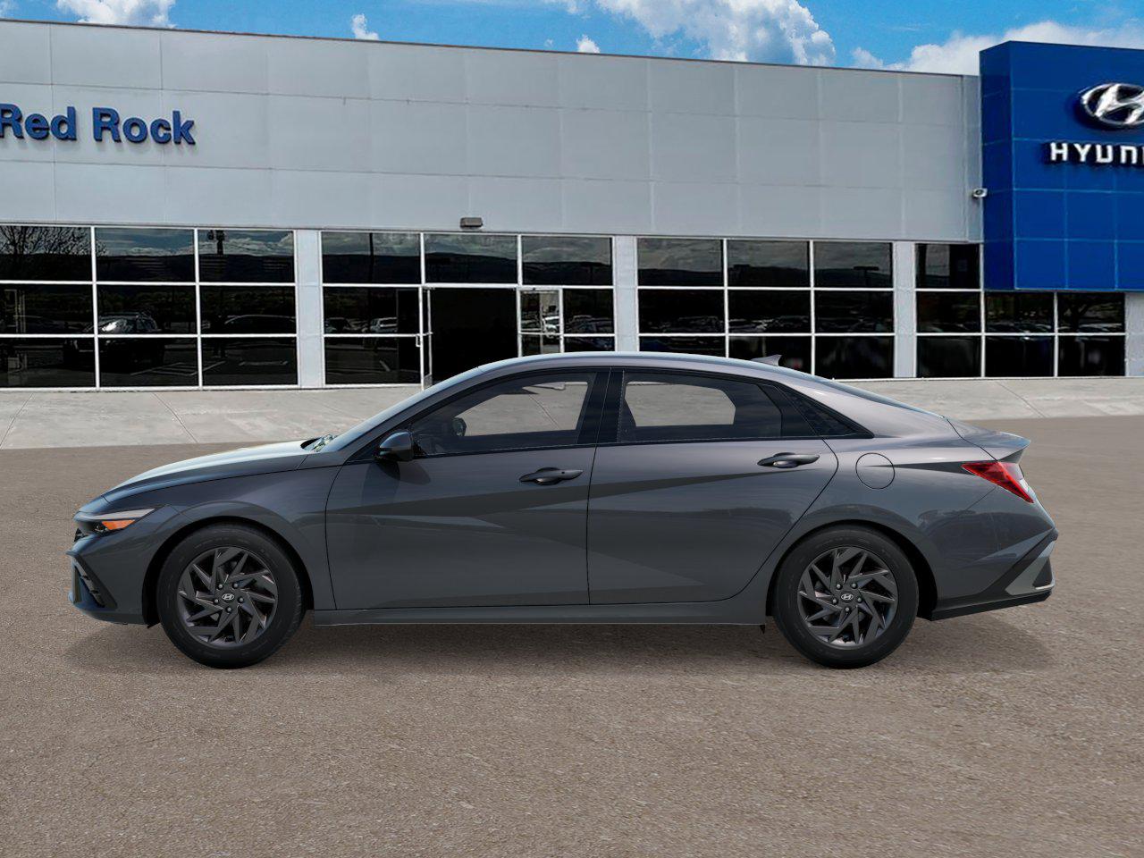2026 Hyundai Elantra Hybrid Blue photo 3