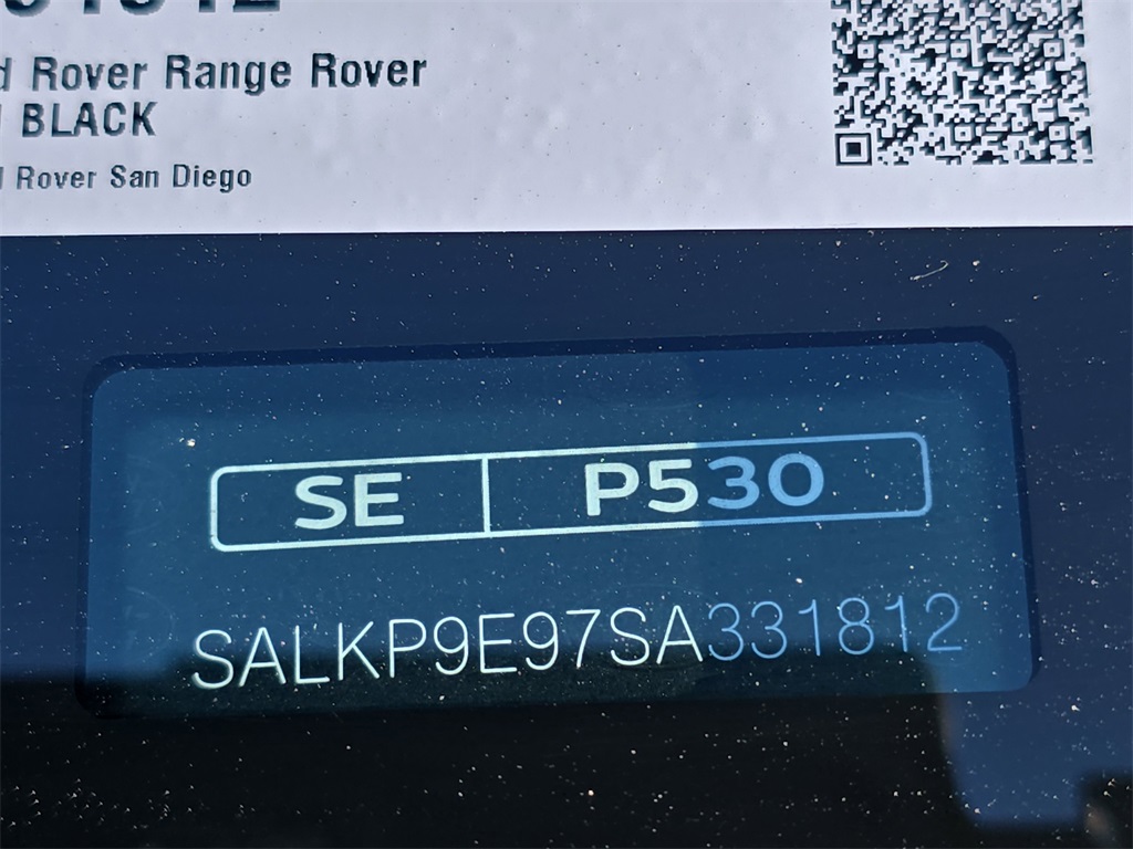 2025 Land Rover Range Rover SE photo 33
