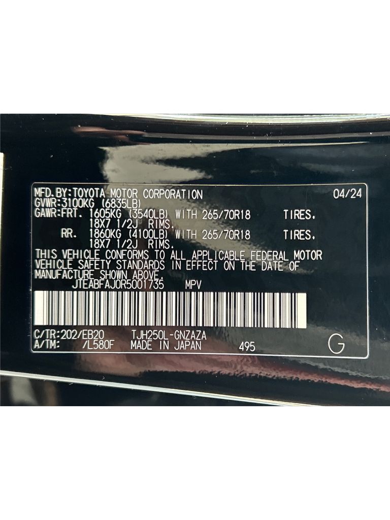 2024 Toyota Land Cruiser Base photo 11