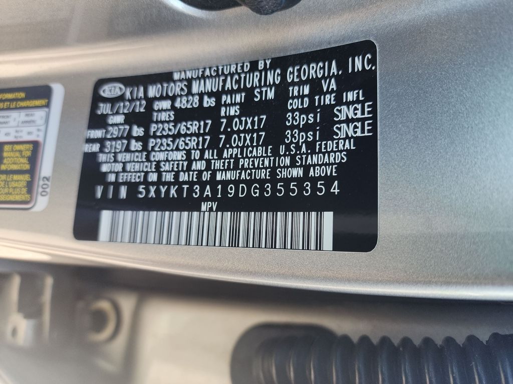 2013 Kia Sorento LX photo 12