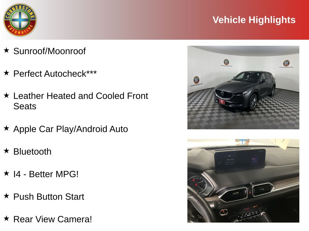 Used 2021 Mazda CX-5 Signature with VIN JM3KFBEY6M0423244 for sale in Elk River, Minnesota