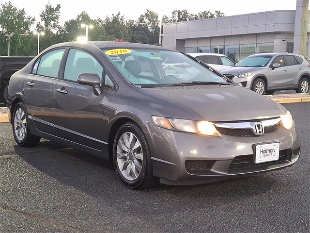 Used 2010 Honda Civic EX with VIN 2HGFA1F86AH513553 for sale in Mount Laurel Township, NJ