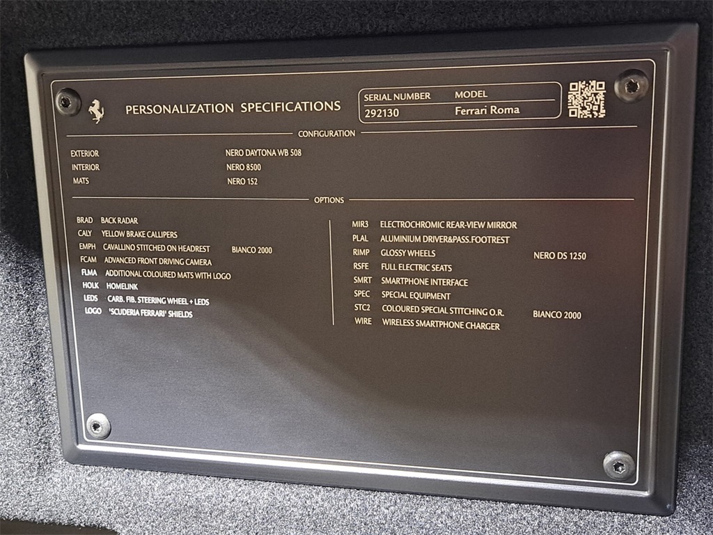 Certified Used 2023 Nero Daytona Metallic Ferrari Base image 10