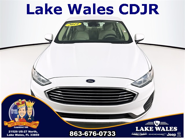 Certified 2019 Ford Fusion SE with VIN 3FA6P0HDXKR243398 for sale in Lake Wales, FL