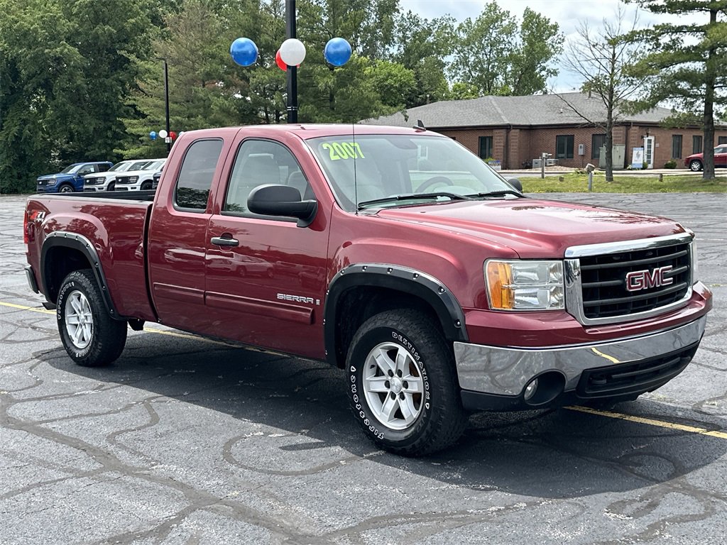 Used 2007 GMC Sierra 1500 SLE1 with VIN 1GTEK19J77Z575154 for sale in Valparaiso, IN