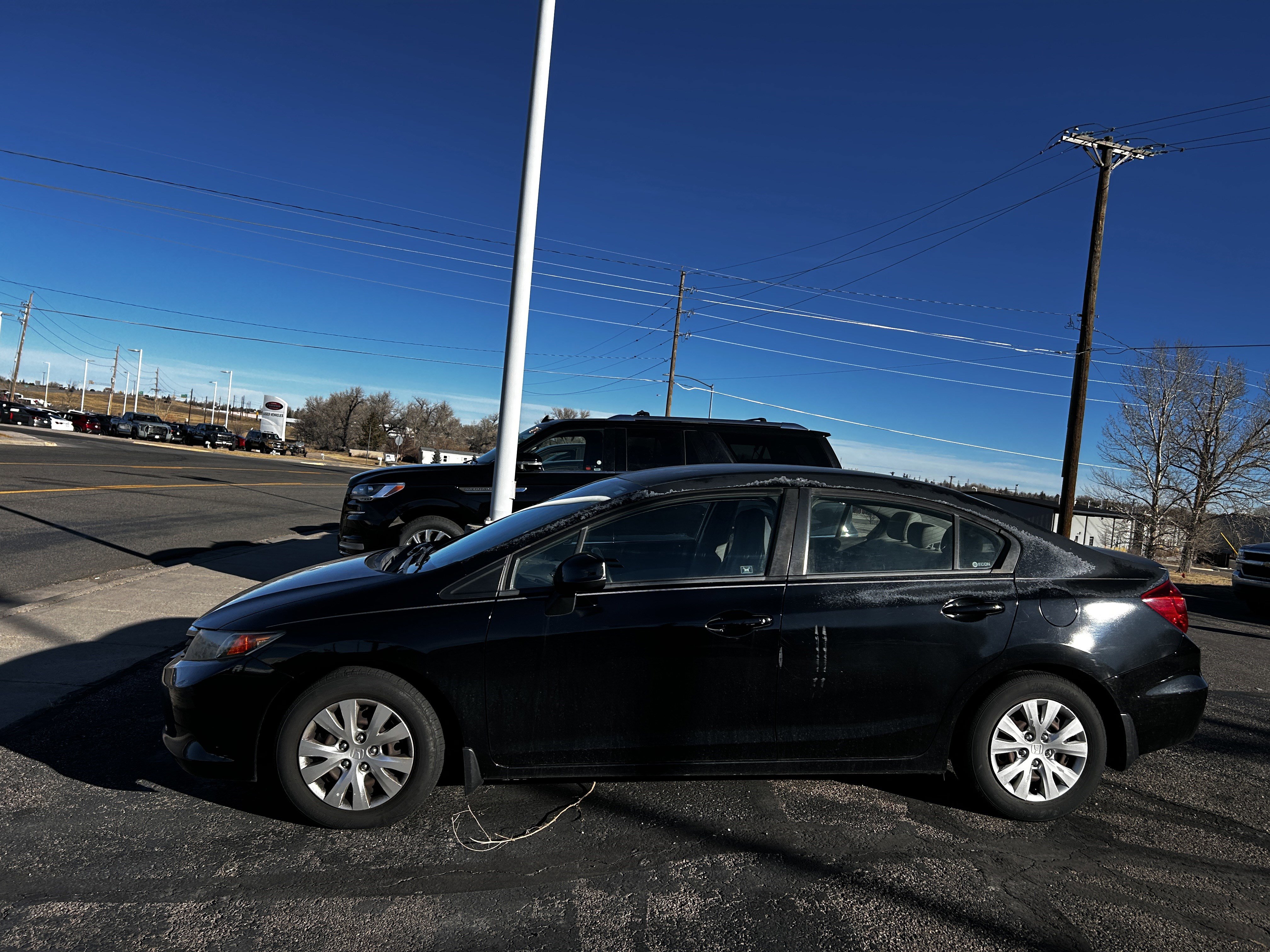 Used 2012 Honda Civic LX with VIN 2HGFB2F56CH587079 for sale in Cheyenne, WY
