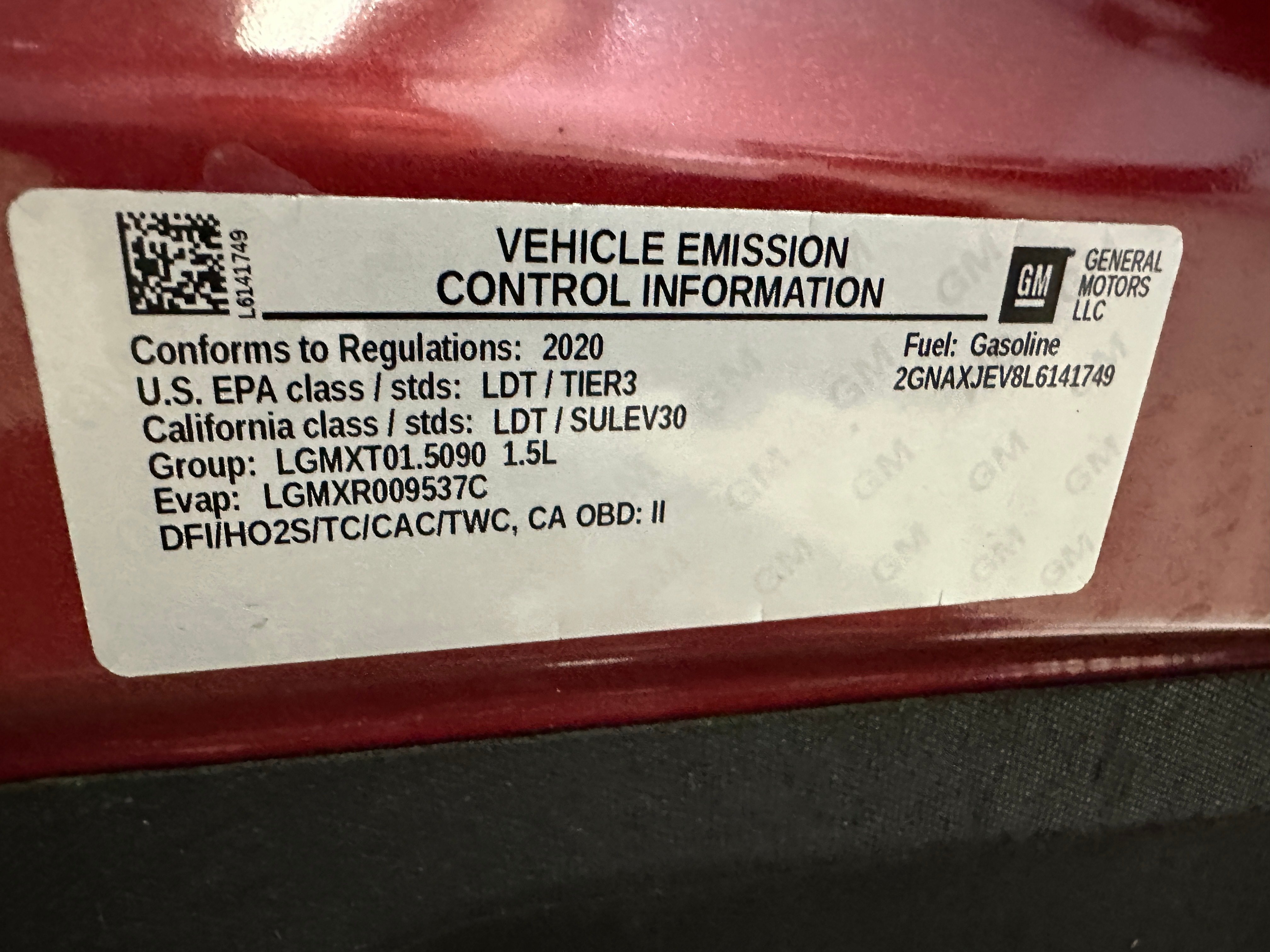 2020 Chevrolet Equinox LT photo 16