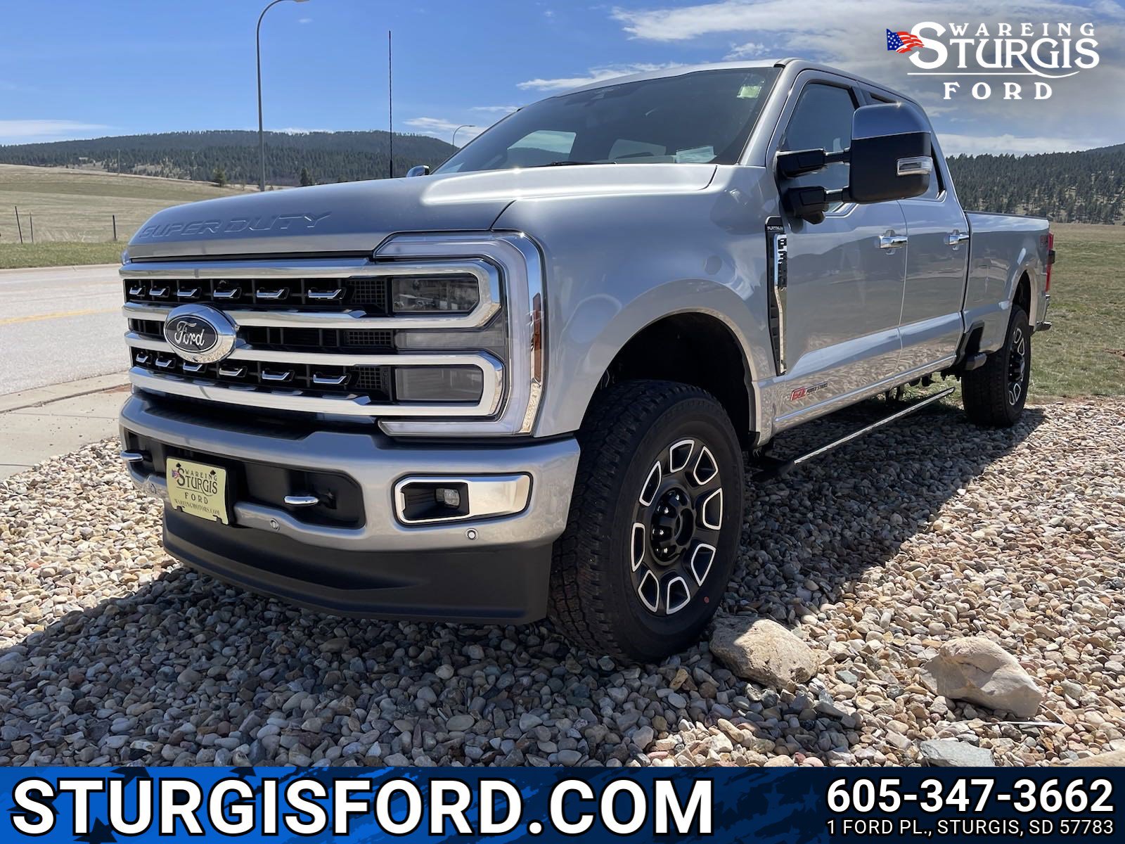 New 2024 Iconic Silver Metallic Ford Platinum image 1