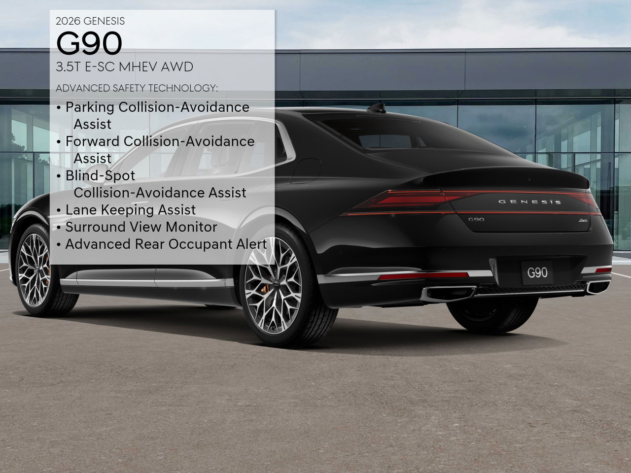 2026 Genesis G90 3.5T E-Supercharger photo 7