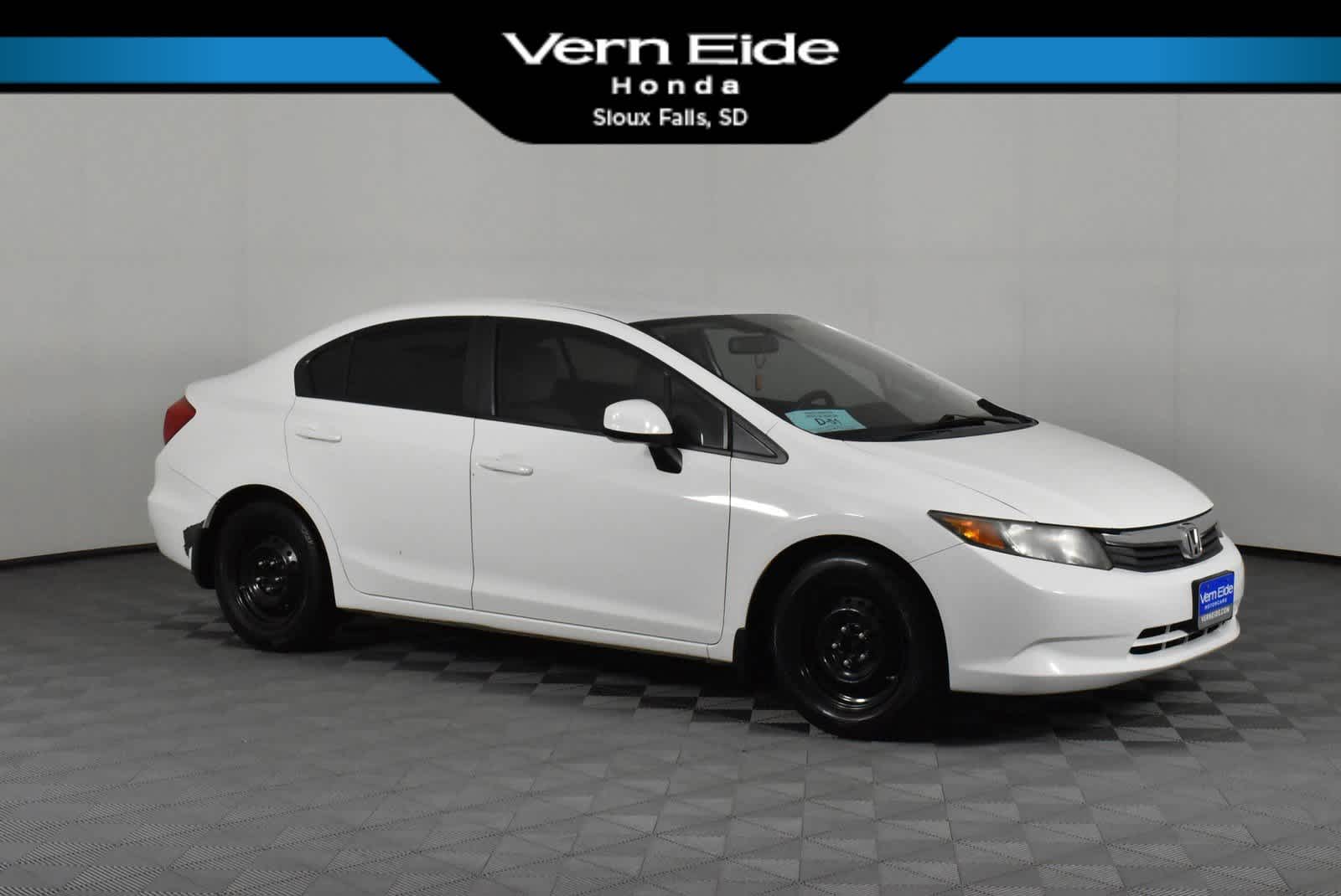 PreOwned 2012 Honda Civic LX 4dr Car in Sioux Falls V15874 Vern