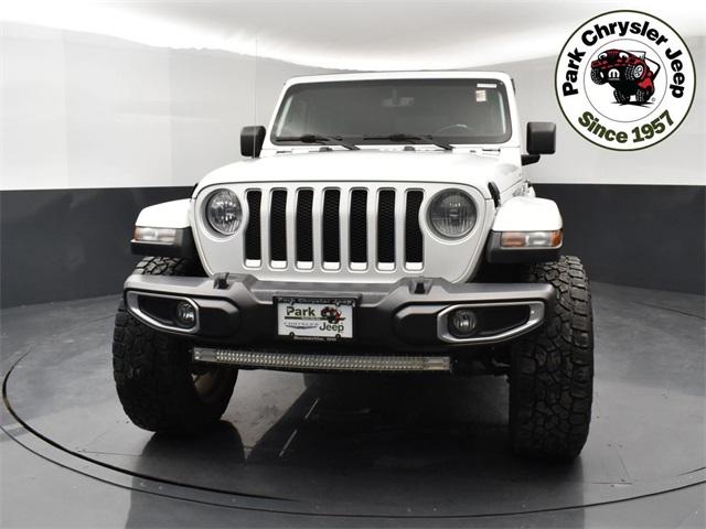 Used 2019 Jeep Wrangler Unlimited Sahara with VIN 1C4HJXEN5KW506873 for sale in Burnsville, Minnesota