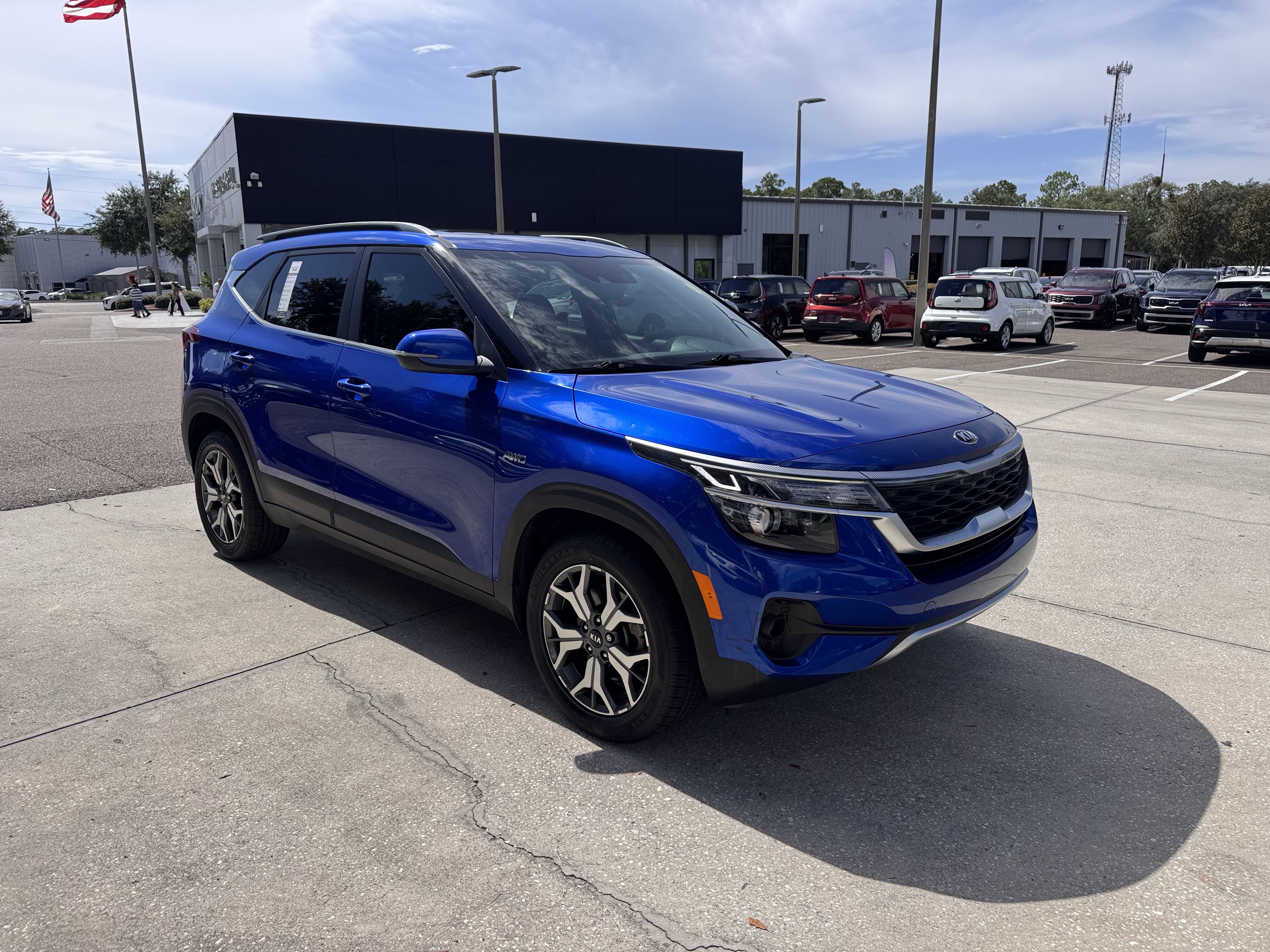 Certified 2021 Kia Seltos EX with VIN KNDERCAAXM7190598 for sale in Zephyrhills, FL