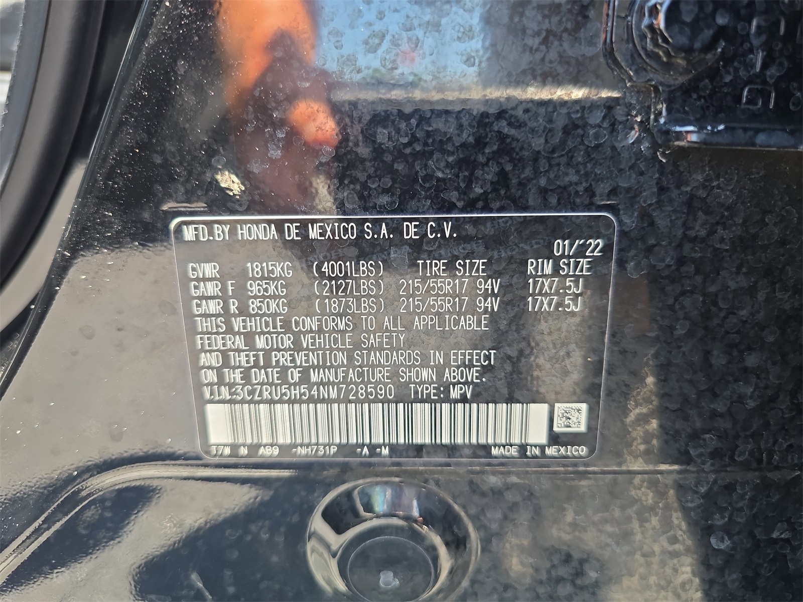2022 Honda HR-V EX photo 29