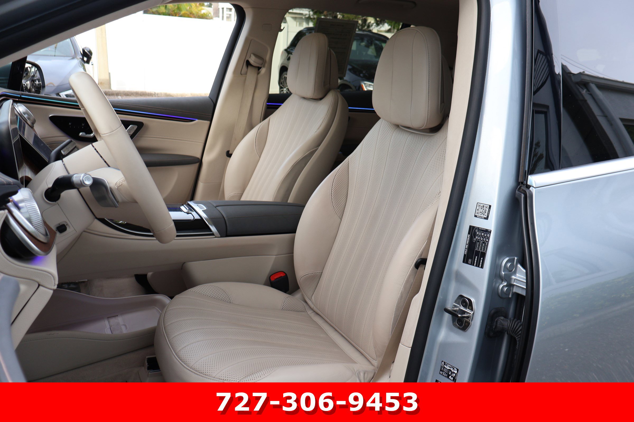 Certified 2023 Mercedes-Benz EQS SUV Base with VIN 4JGDM2DB3PA023768 for sale in Clearwater, FL