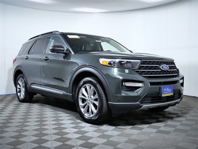 Certified 2023 Ford Explorer XLT with VIN 1FMSK8DHXPGB36442 for sale in Apple Valley, Minnesota