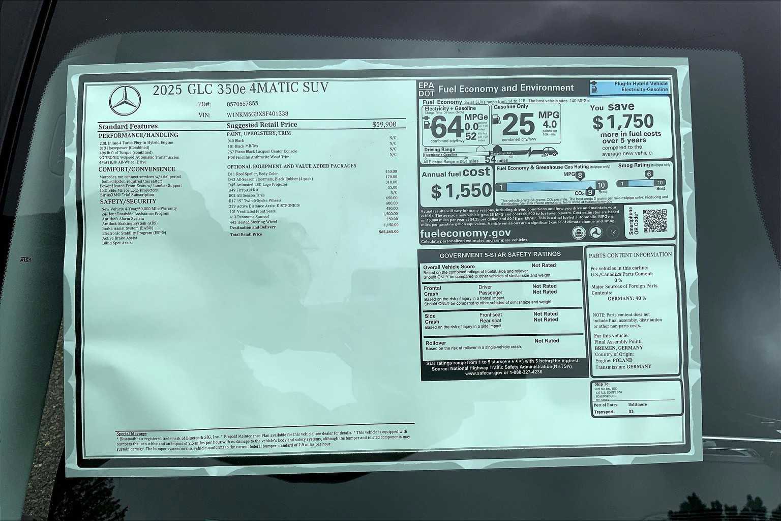 2025 Mercedes Benz GLC 350e 4MATIC photo 23
