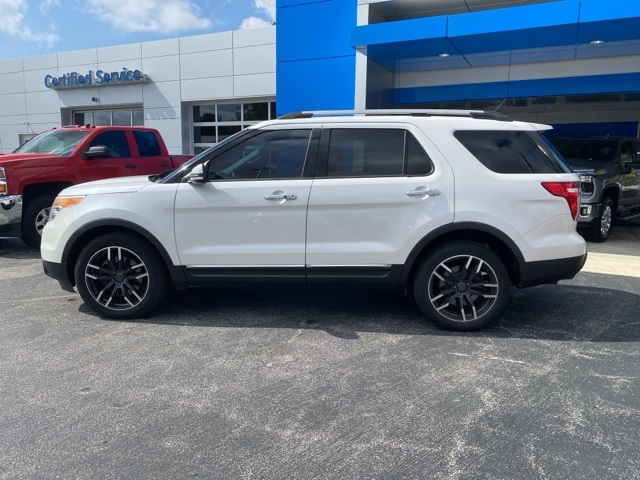 Used 2015 Ford Explorer Limited with VIN 1FM5K8F86FGA26111 for sale in Kendallville, IN