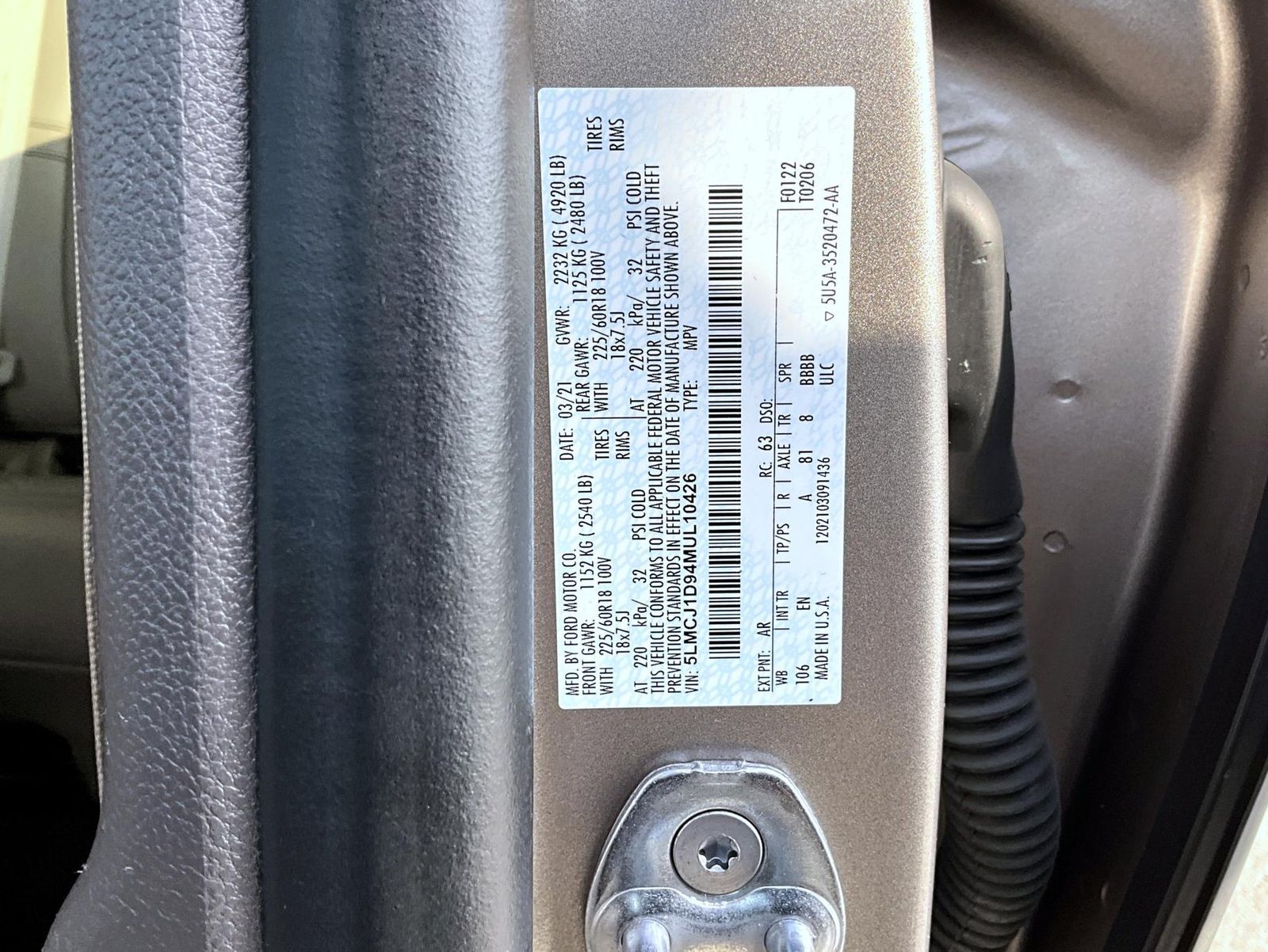 2021 Lincoln Corsair Standard photo 25