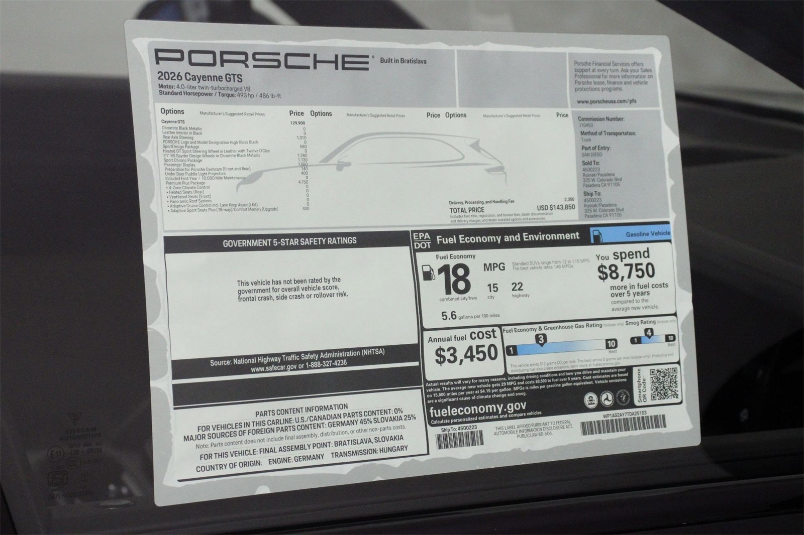 2026 Porsche Cayenne GTS photo 25