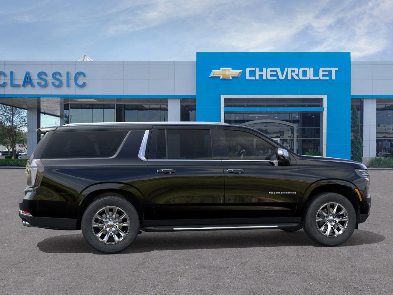 2026 Chevrolet Suburban Premier Black at Classic Elite Chevrolet Hwy 6