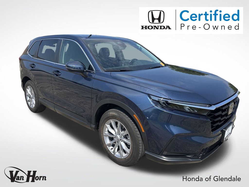 Certified Used 2024 Canyon River Blue Metallic Honda EX image 1