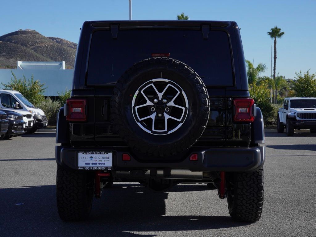 New 2026 Black Clear-Coat Exterior Paint Jeep Rubicon image 4