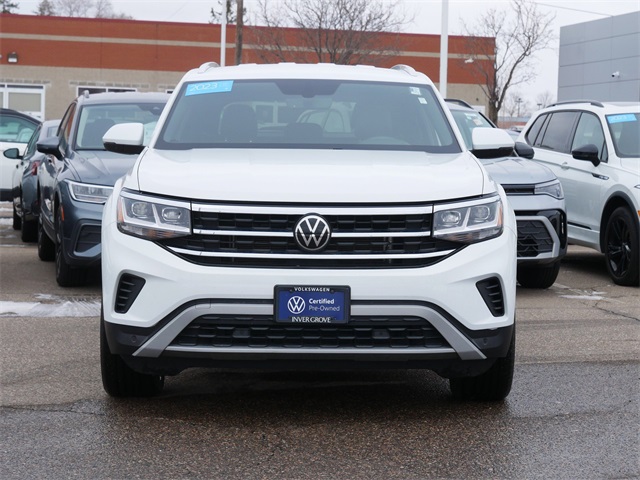 Certified 2023 Volkswagen Atlas Cross Sport SE w/Tech with VIN 1V2HE2CA3PC219773 for sale in Inver Grove Heights, Minnesota