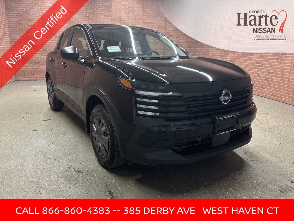 Certified Used 2025 Black Nissan S image 1