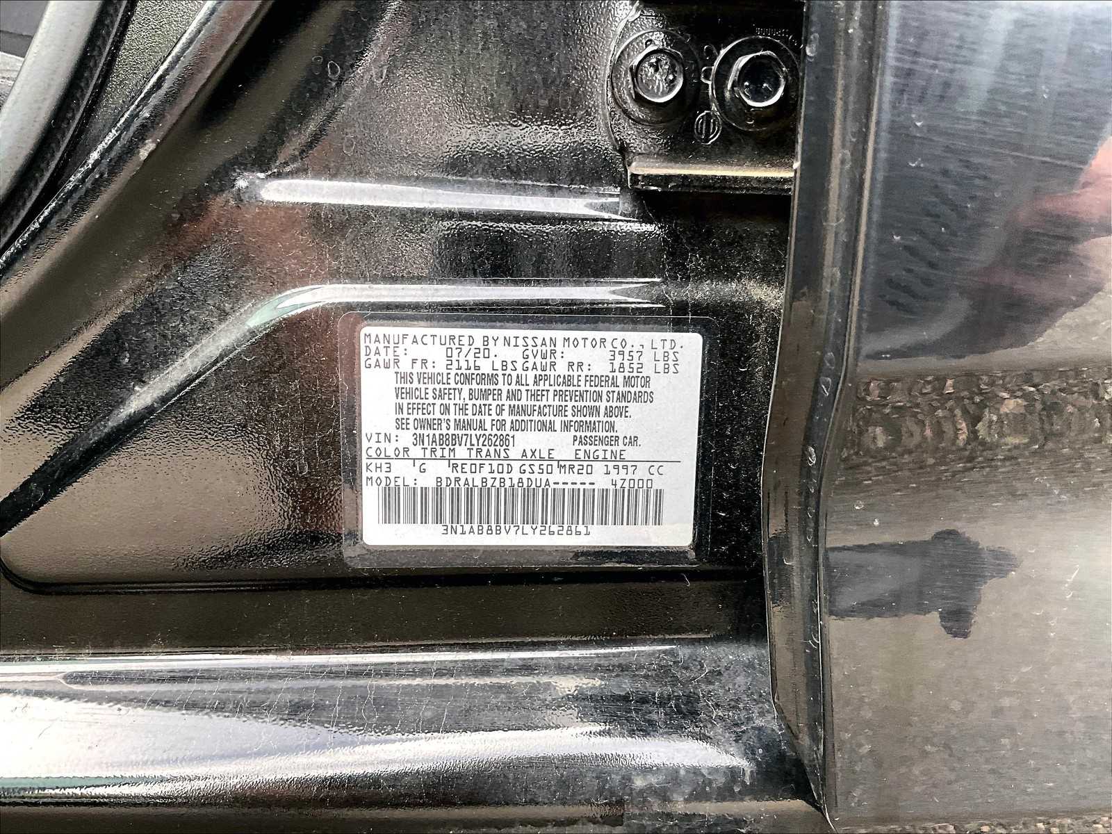 2020 Nissan Sentra S photo 5