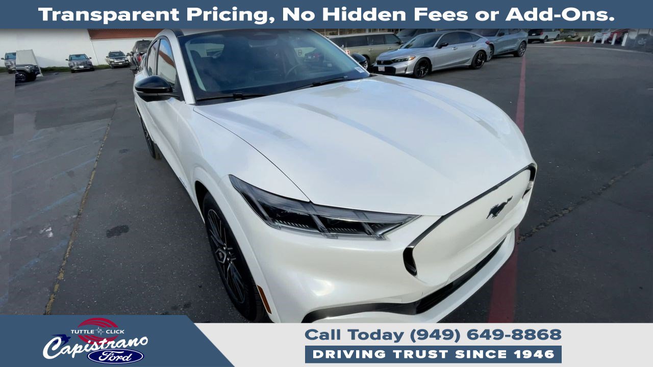 Used 2025 Ford Mustang Mach-E Premium RWD with VIN 3FMTK3R78SMA13633 for sale in San Juan Capistrano, CA