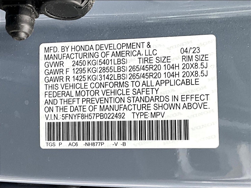 2023 Honda Passport EX-L photo 32