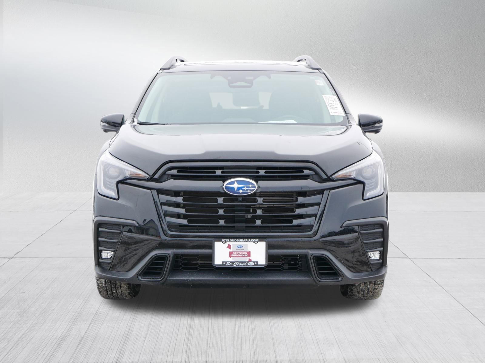 Certified 2023 Subaru Ascent Onyx Edition Limited with VIN 4S4WMAKD8P3450939 for sale in Saint Cloud, Minnesota