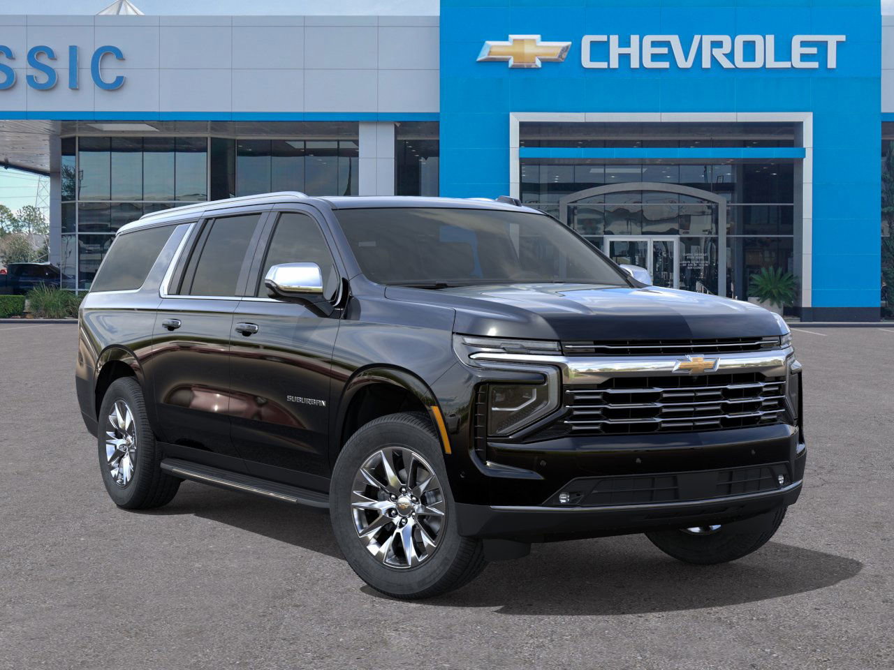 2026 Chevrolet Suburban Premier Black at Classic Elite Chevrolet Hwy 6