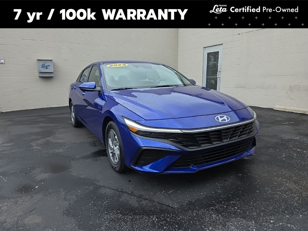 Used 2024 Intense Blue Hyundai SE image 1