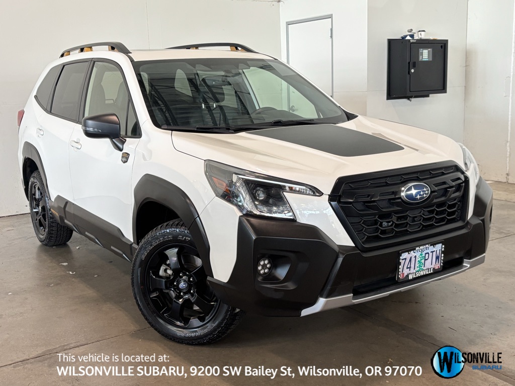 Certified Used 2024 White Subaru Wilderness image 1