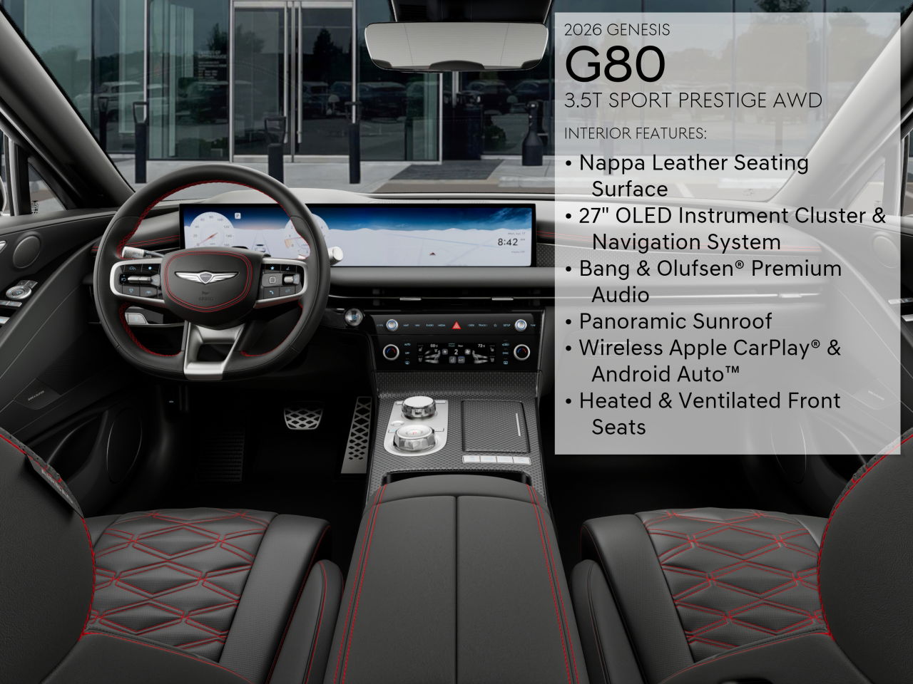 2026 Genesis G80 3.5T Sport Prestige AWD photo 16