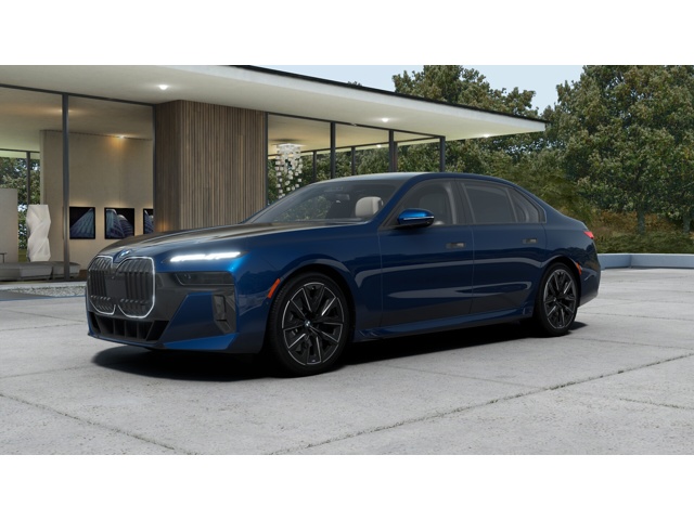 New 2025 Tanzanite Blue II Metallic BMW 760i xDrive image 1