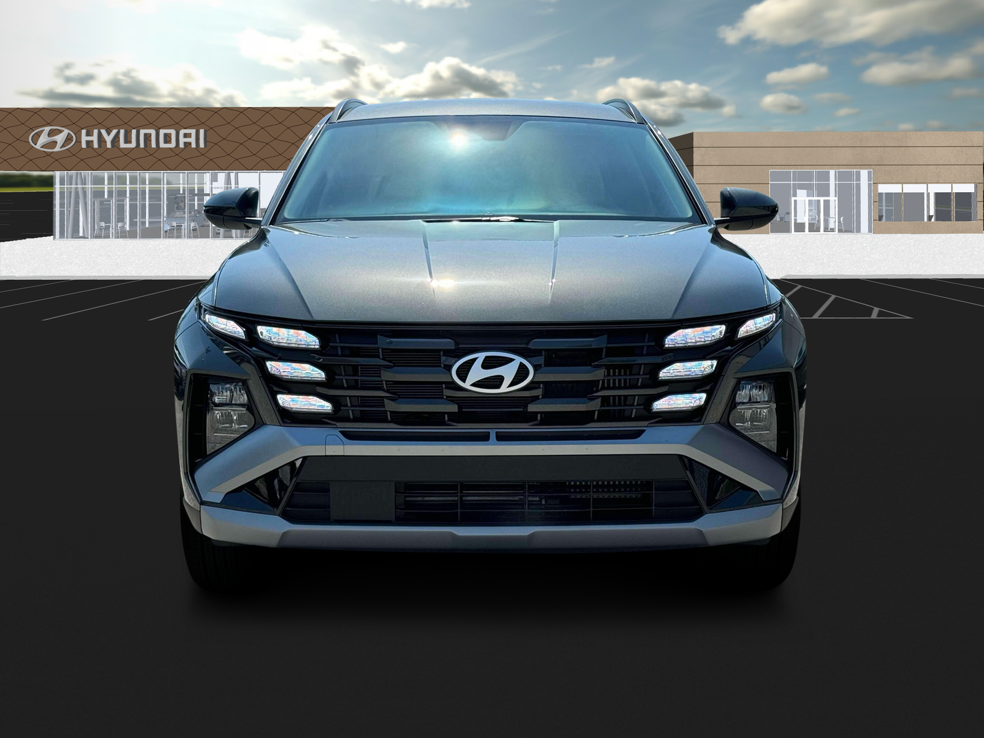 New 2025 Gray Hyundai Blue image 12
