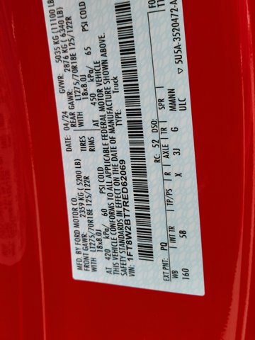 New 2024 Race Red Ford LARIAT image 34