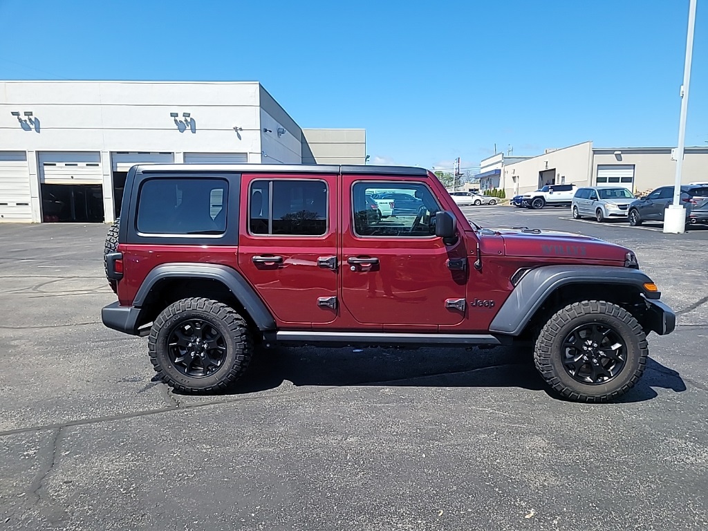 Used 2021 Snazzberry Pearlcoat Jeep Unlimited Willys image 13