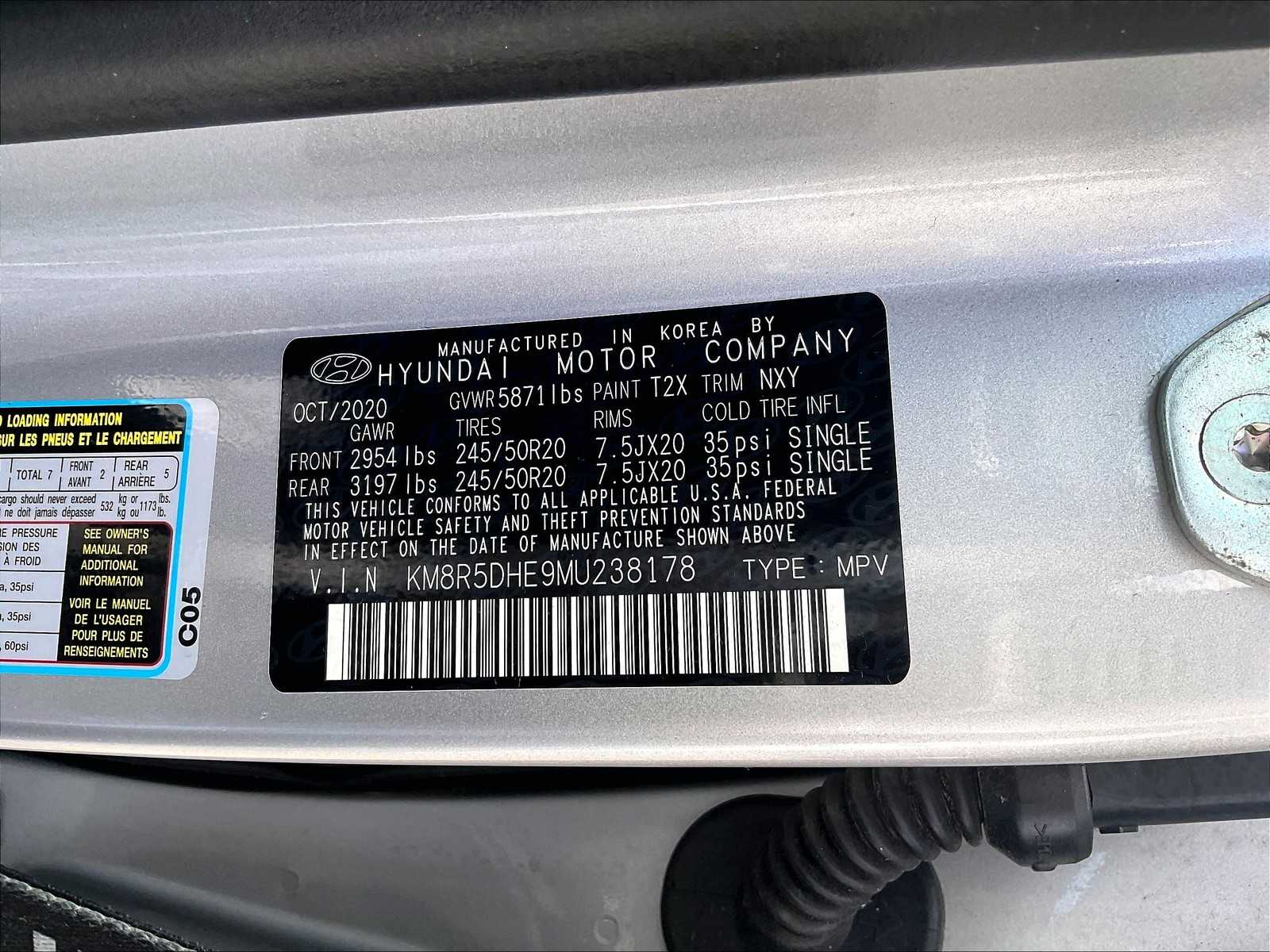 2021 Hyundai Palisade Limited photo 34