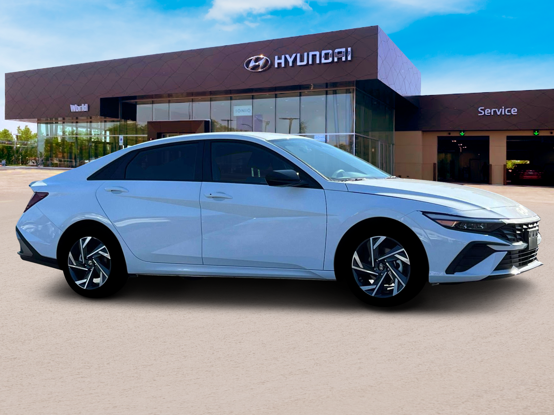 New 2025 Serenity White Hyundai SEL Sport image 10