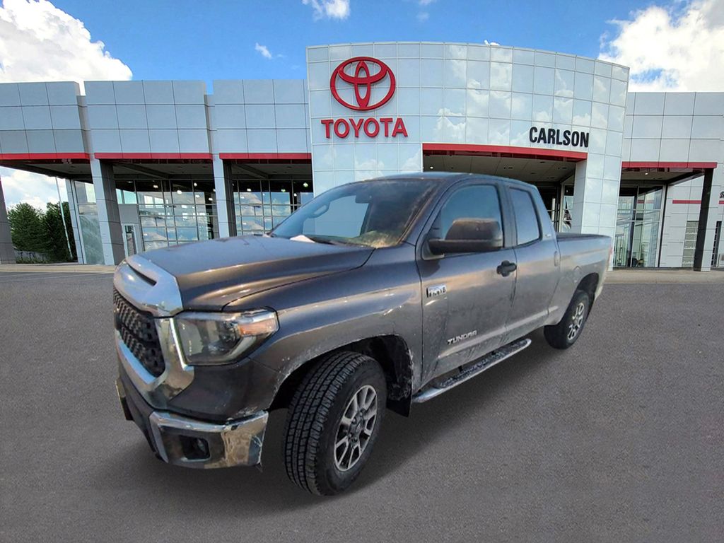 Certified 2018 Toyota Tundra SR5 with VIN 5TFUW5F15JX726605 for sale in Minneapolis, Minnesota