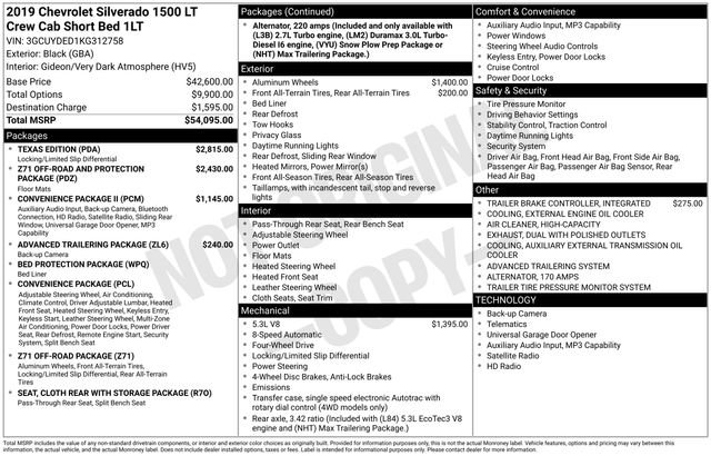 2019 Chevrolet Silverado 1500 LT's photo