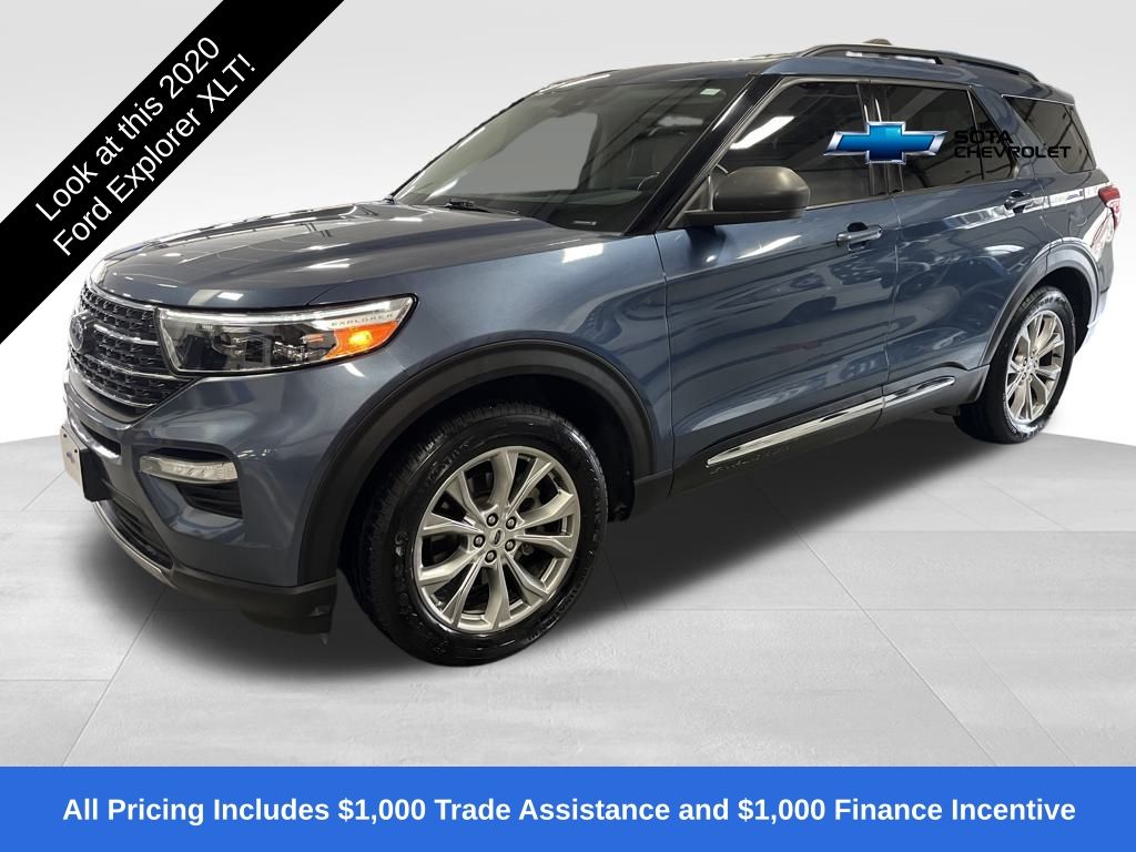 Used 2020 Ford Explorer XLT with VIN 1FMSK8DH4LGA30997 for sale in Northfield, Minnesota