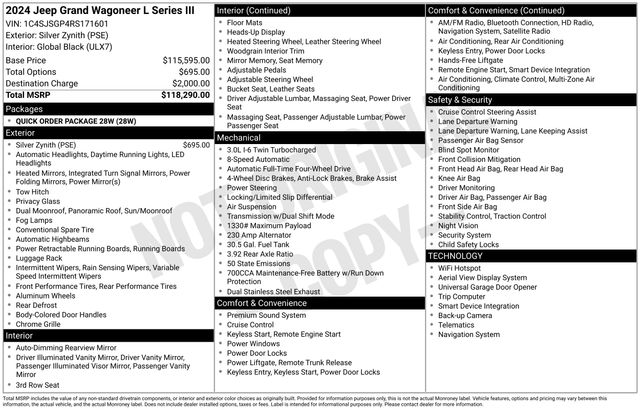 2024 Jeep Grand Wagoneer L Series III's photo