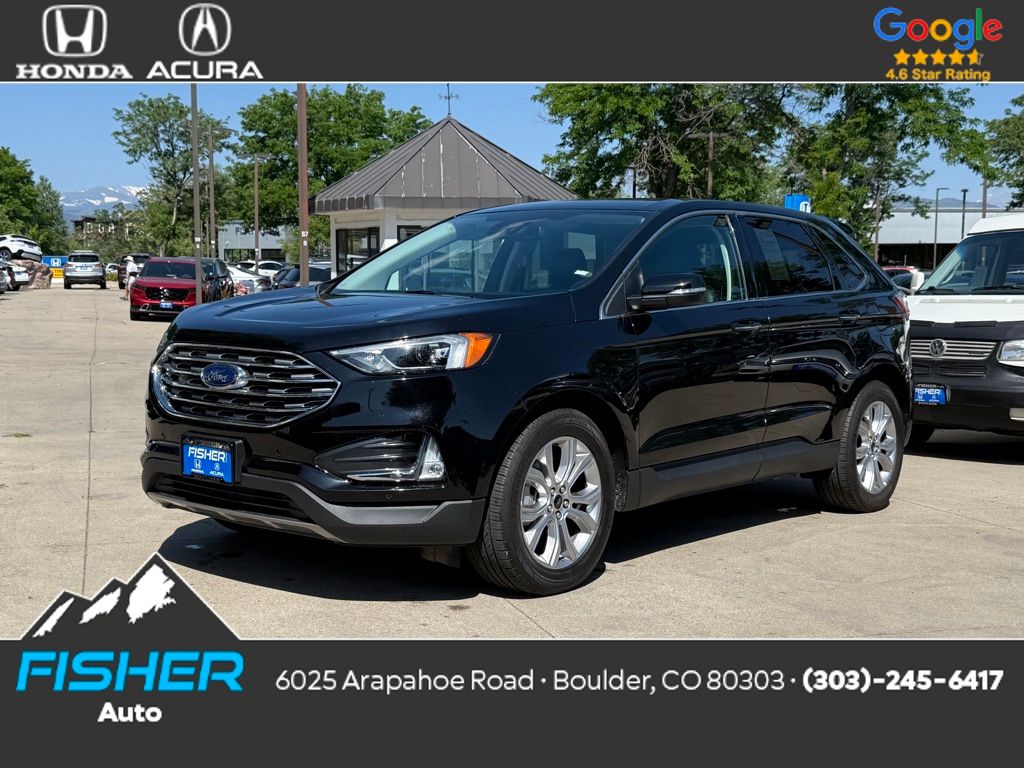 Used 2024 Black Metallic Ford Titanium image 1