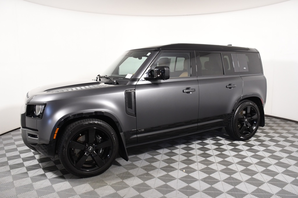 Certified 2024 Land Rover Defender Carpathian Edition with VIN SALEWEEE8R2336141 for sale in Richfield, Minnesota