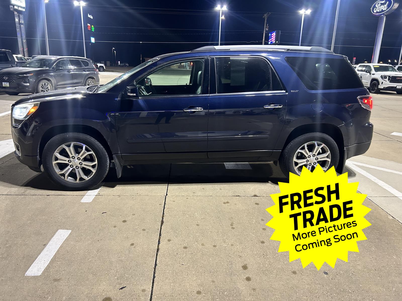 Used 2015 GMC Acadia SLT2 with VIN 1GKKRSKD3FJ238992 for sale in Charles City, IA